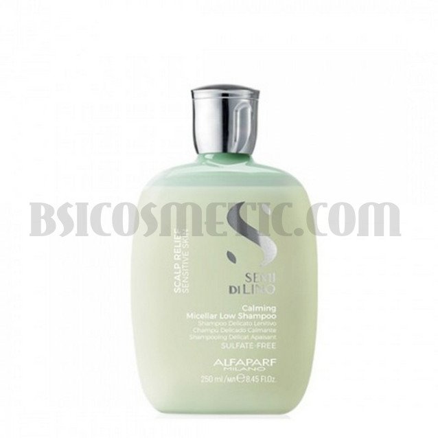 Успокояващ шампоан за чувствителен скалп Alfaparf Semi di Lino Scalp Relief Micellar Low Shampoo