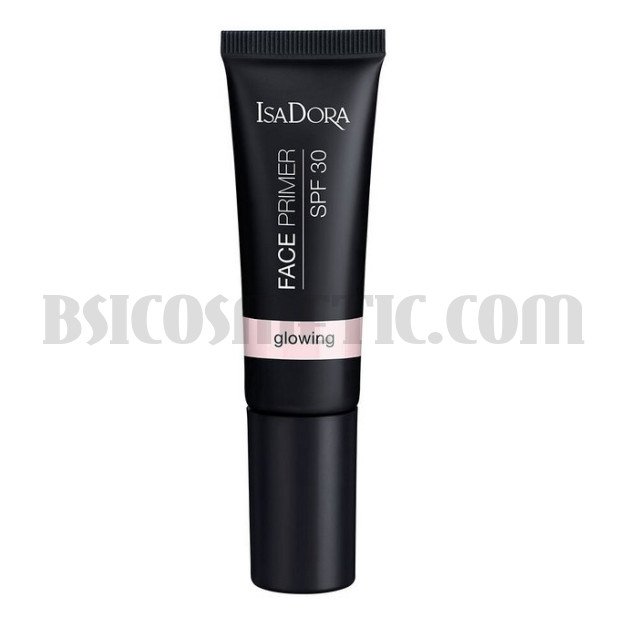 Светлоотразяваща база за грим IsaDora Face Primer Glowing SPF 30