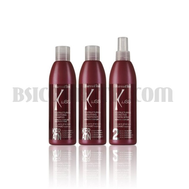 Комплект FarmaVita K.Liss Шампоан + Балсам + Спрей