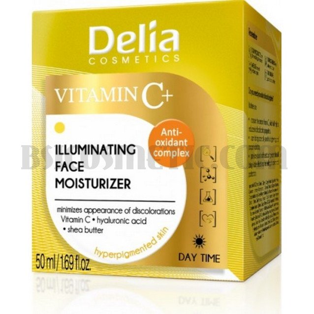 Изсветляващ хидратиращ крем Delia Vitamin C