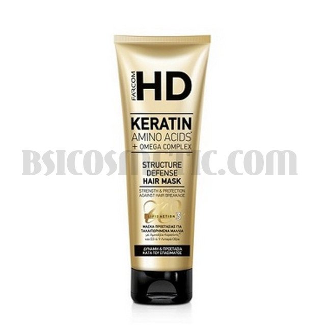 HD Keratin Маска за защита и възстановяване на косата HD Keratin Маска за защита и възстановяване на косата