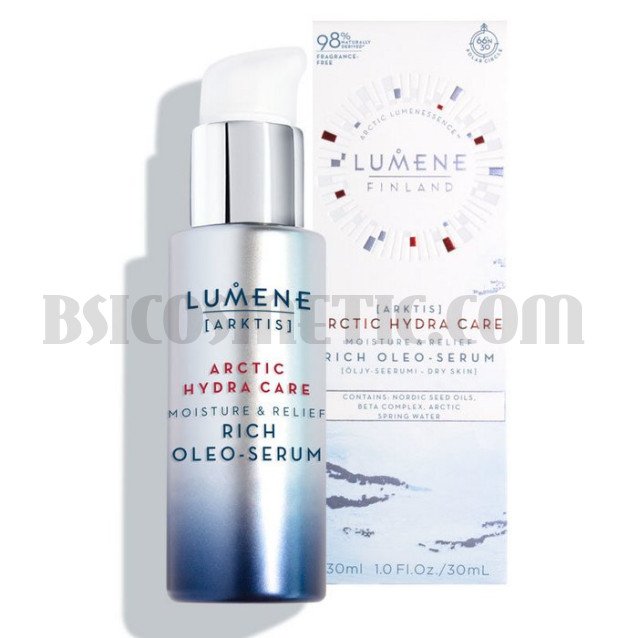Хидратиращ и успокояващ олио-серум Lumene Arctic Hydra Care Moisture & Relief Rich Oleo-Serum