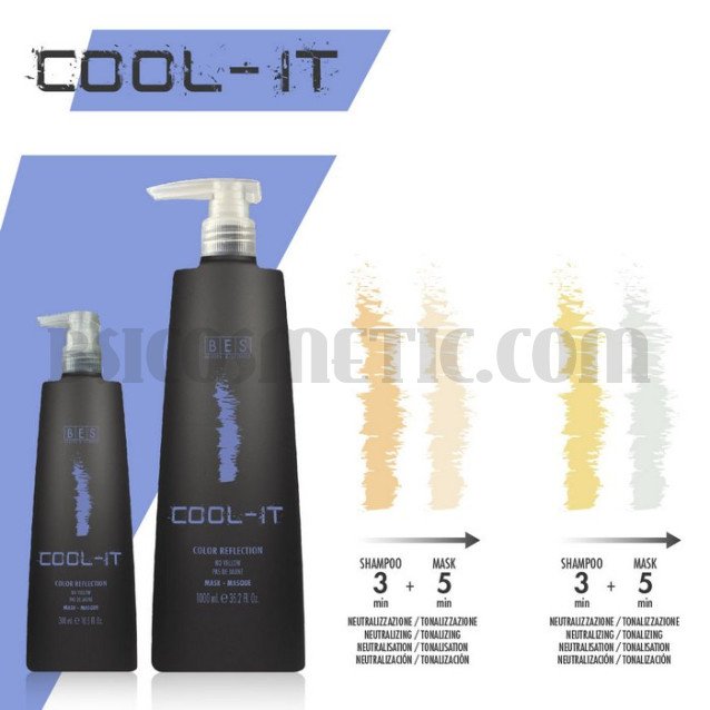 Шампоан за неутрализиране на топлите тонове BES Cool - IT