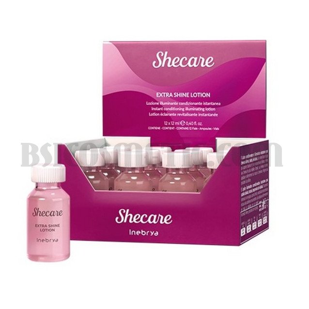 Inebrya Shecare Extra Shine Lotion Възстановяващ лосион за безжизнени коси