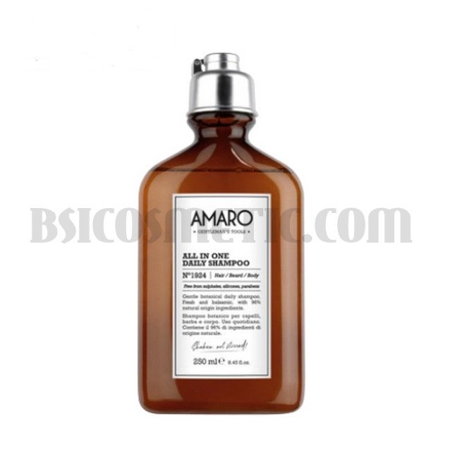 Ежедневен шампоан за коса, брада и тяло Amaro All in one Daily Shampoo Ежедневен шампоан за коса, брада и тяло Amaro All in one Daily Shampoo