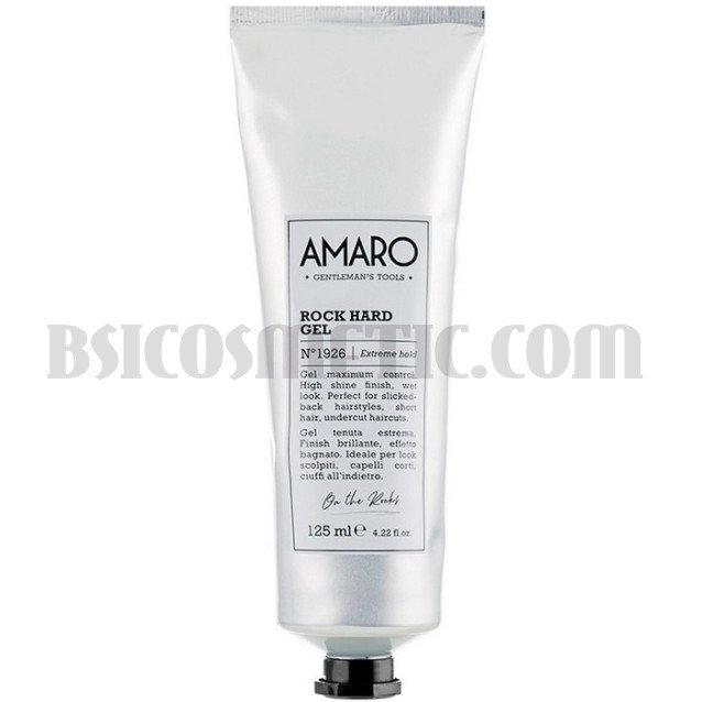 Гел за коса супер силна фиксация Amaro Rock Hard Gel Гел за коса супер силна фиксация Amaro Rock Hard Gel