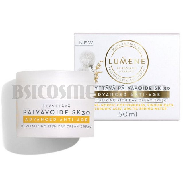 Лифтинг дневен крем с анти-ейдж ефект SPF 30 Lumene Klassikko Advanced Anti-age