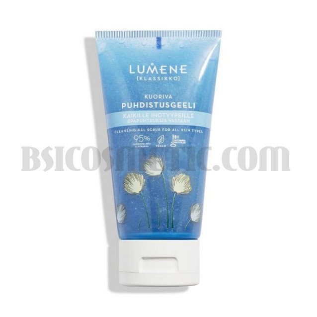 Измиващ гел-скраб против черни точки и несъвършенства LUMENE KLASSIKKO Cleansing Gel Scrub Измиващ гел-скраб против черни точки и несъвършенства LUMENE KLASSIKKO Cleansing Gel Scrub