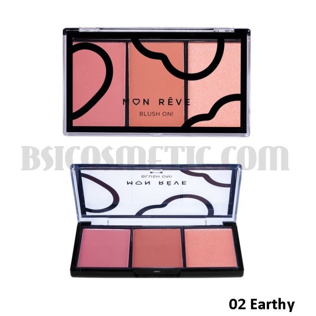 Палитра от 3 ружа Mon Reve Blusher Trio