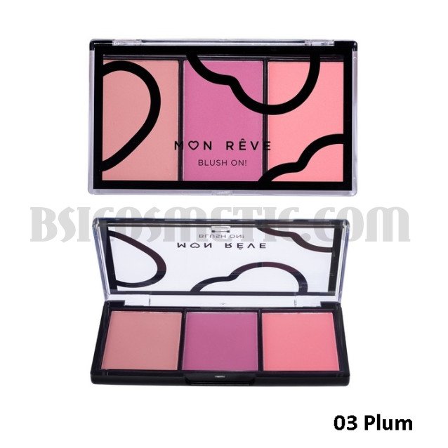 Палитра от 3 ружа Mon Reve Blusher Trio