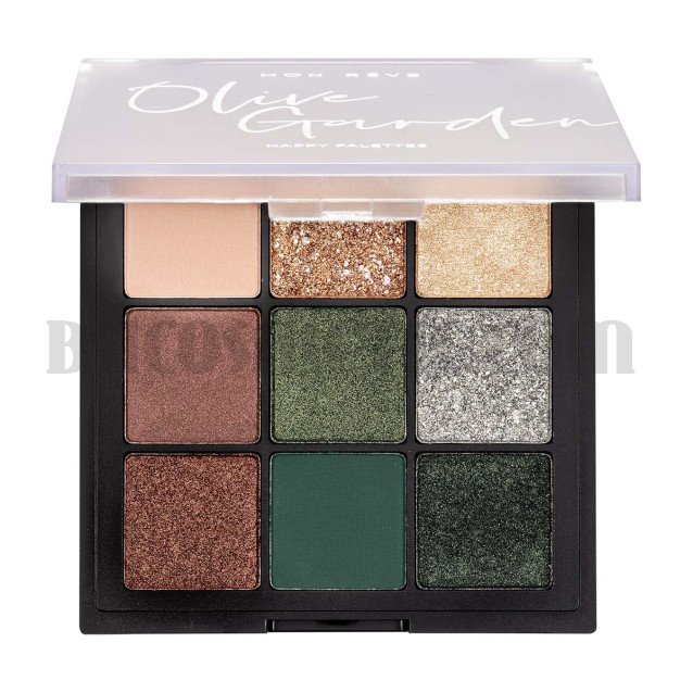 Палитра сенки за очи 9 цвята Mon Reve Olive Garden Happy Palettes Палитра сенки за очи 9 цвята Mon Reve Olive Garden Happy Palettes
