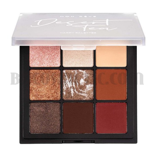 Палитра сенки за очи 9 цвята Mon Reve Desert Tea Happy Palettes Палитра сенки за очи 9 цвята Mon Reve Desert Tea Happy Palettes