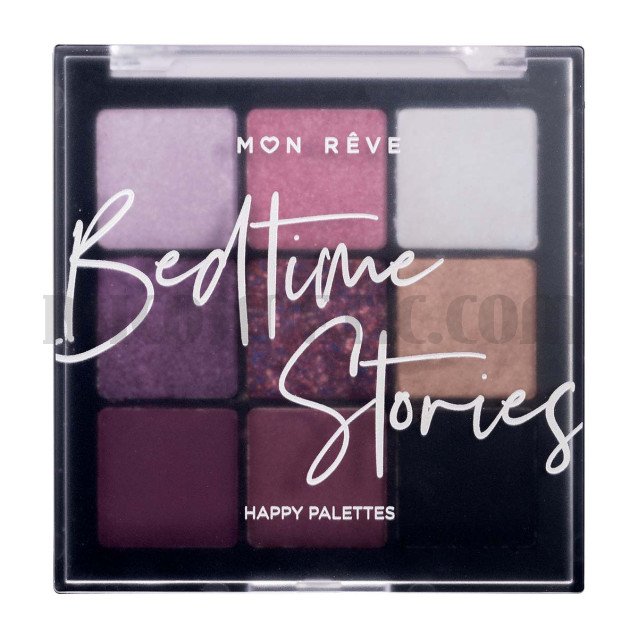 Палитра сенки за очи 9 цвята Mon Reve Bedtime Stories Happy Palettes