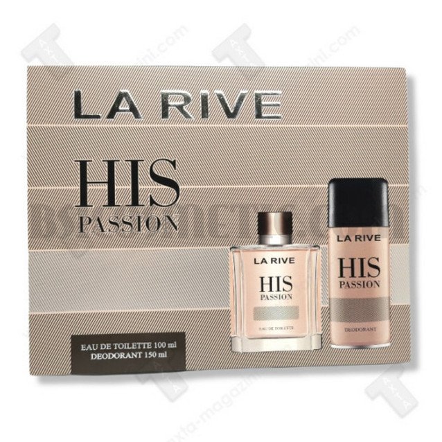 La Rive Комплект His Passion  /EDT 100 мл + дезодорант 150 мл/