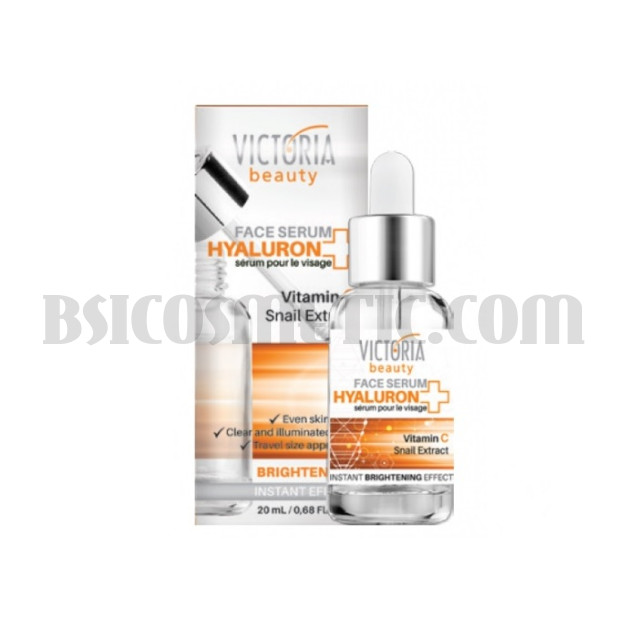 Victoria Beauty HYALURON Серум за лице озаряващ с витамин C и екстракт от охлюв Victoria Beauty HYALURON Серум за лице озаряващ с витамин C и екстракт от охлюв