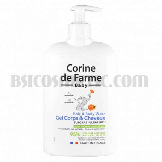 Corine de Farme BABY Гел за коса и тяло с екстракт от невен