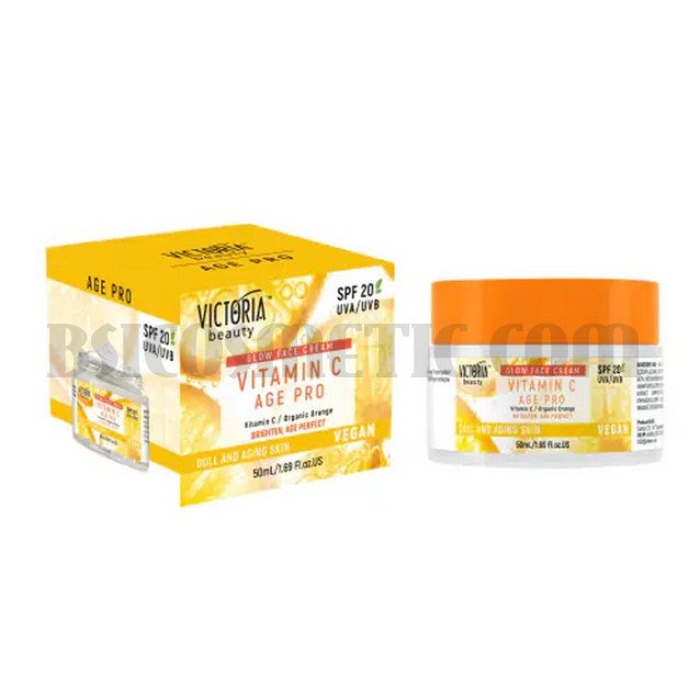 Victoria Beauty Age Pro Дневен крем за лице против бръчки с витамин С и SPF20