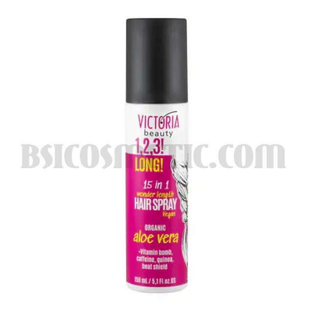 Victoria Beauty  1,2,3! LONG! 15 в 1 спрей за разтеж на косата без отмиване