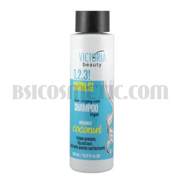 Victoria Beauty  1,2,3! CURLS! Шампоан за къдрава коса с кокос