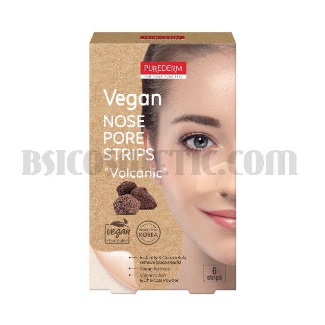 Purederm Vegan почистващи лепенки за нос