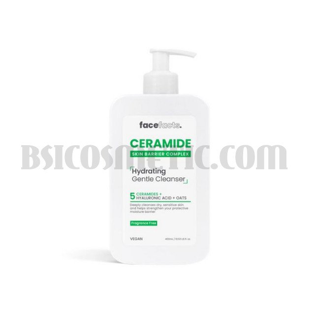 Facefacts Ceramide Почистващ гел за лице за кожната бариера 400мл Facefacts Ceramide Почистващ гел за лице за кожната бариера 400мл