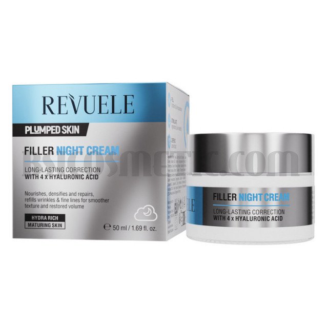 Revuele Filler Нощен крем за лице с хиалурон