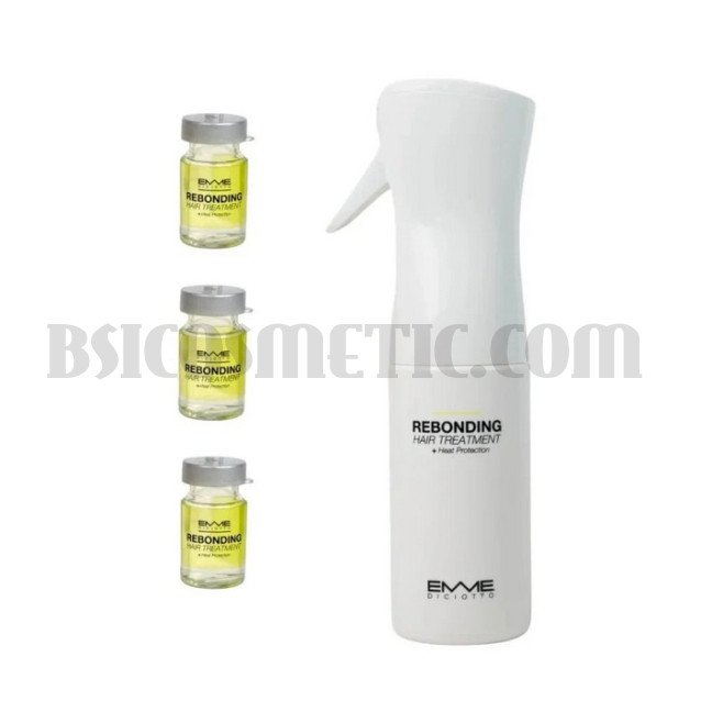 EMME Diciotto KIT REBONDING Ребондираща терапия за коса + термозащита и 3 флакона за увредена коса
