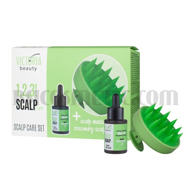 Victoria Beauty 1,2,3!Scalp Care Комплект с основни продукти за растеж на косата Victoria Beauty 1,2,3!Scalp Care Комплект с основни продукти за растеж на косата