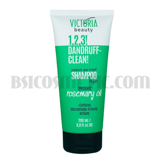 Victoria Beauty  1,2,3! DANDRUFF-CLEAN! Успокояващ шампоан за скалп с кофеин