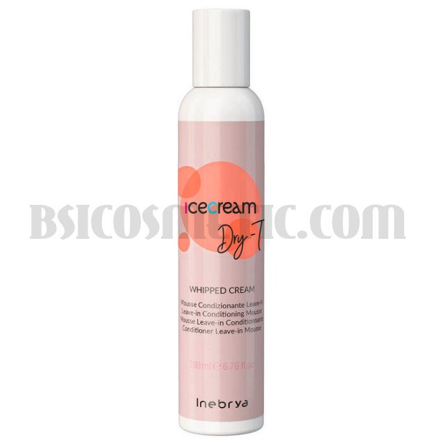 Inebrya Dry-T Whipped Cream Подхранващ балсам-мус без отмиване