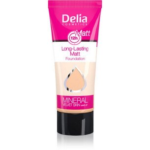 DELIA Матиращ Фон дьо тен MINERAL VELVET SKIN   DELIA Матиращ Фон дьо тен MINERAL VELVET SKIN