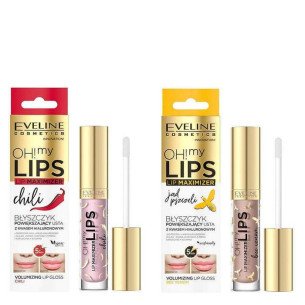 Гланц за уголемяване на устните с пчелна отрова Eveline OH! My Lips Lip Maximizer Bee Venom