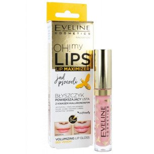 Гланц за уголемяване на устните с пчелна отрова Eveline OH! My Lips Lip Maximizer Bee Venom Гланц за уголемяване на устните с пчелна отрова Eveline OH! My Lips Lip Maximizer Bee Venom