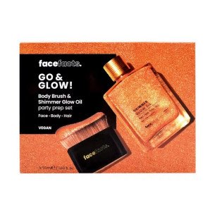 Facefacts Go & Glow Комплект (Shimmer Glow + четка) Facefacts Go & Glow Комплект (Shimmer Glow + четка)