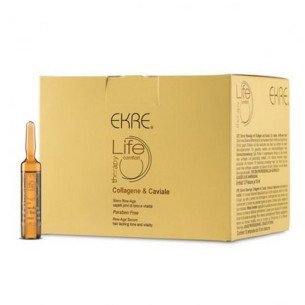 EKRE Life Comfort Therapy Възстановяващи ампули за коса Collagen&Caviar  EKRE Life Comfort Therapy Възстановяващи ампули за коса Collagen&Caviar