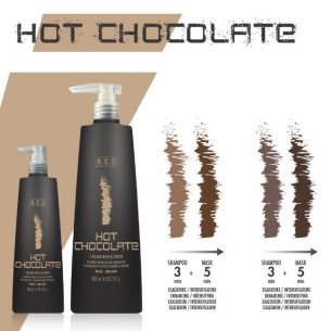 Оцветяващата маска с тониращо действие в топъл шоколодов цвят BES Hot Chocolate  Оцветяващата маска с тониращо действие в топъл шоколодов цвят BES Hot Chocolate