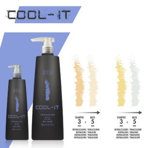 Маска за неутрализиране на топлите тонове BES Cool - IT Маска за неутрализиране на топлите тонове BES Cool - IT