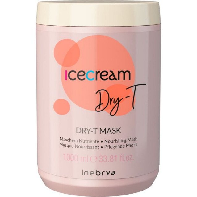 Inebrya Dry-T Подхранваща маска за суха, къдрава и третирана коса