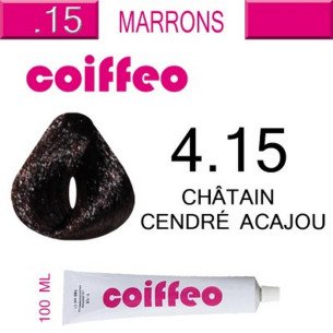 Coiffeo - 4.15  Махагонено пепелно - 100мл. Coiffeo - 4.15  Махагонено пепелно - 100мл.