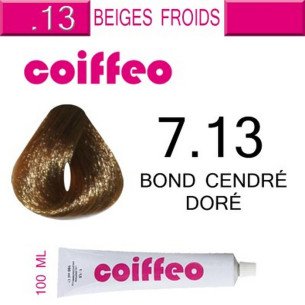 Coiffeo - 7.13 Златно пепелно русо 100мл. Coiffeo - 7.13 Златно пепелно русо 100мл.