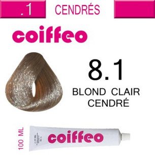 Coiffeo - 8.1 Пепелно светло русо 100мл. Coiffeo - 8.1 Пепелно светло русо 100мл.