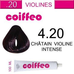 Coiffeo - N 4.20 Интензивно виолетово тъмно кафяво 100 мл. Coiffeo - N 4.20 Интензивно виолетово тъмно кафяво 100 мл.