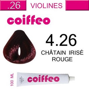 Coiffeo - N 4.26 Преливащо червено кафяво 100 мл. Coiffeo - N 4.26 Преливащо червено кафяво 100 мл.