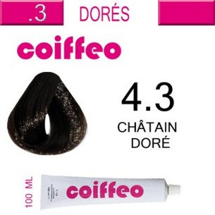 Coiffeo - 4.3 Златно тъмно кестеняво 100 мл. Coiffeo - 4.3 Златно тъмно кестеняво 100 мл.