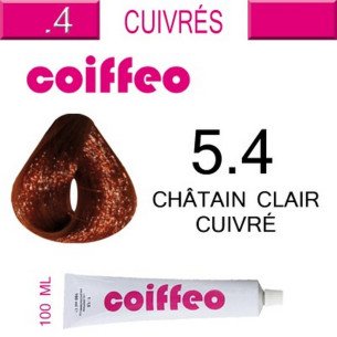Coiffeo - 5.4 Медно светло кафяво 100 мл. Coiffeo - 5.4 Медно светло кафяво 100 мл.