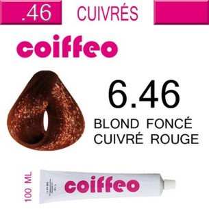 Coiffeo - 6.46 Червено медно тъмно русо 100 мл. Coiffeo - 6.46 Червено медно тъмно русо 100 мл.