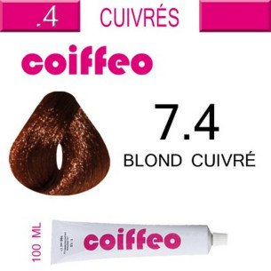 Coiffeo - 7.4 Медно русо 100 мл. Coiffeo - 7.4 Медно русо 100 мл.