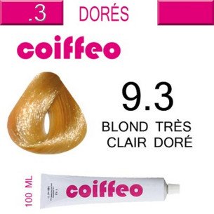 Coiffeo - 9.3 Златно много светло русо Coiffeo - 9.3 Златно много светло русо
