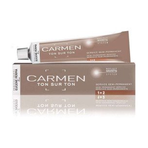 Безамонячна кремообразна боя за първите сиви коси Carmen Ton Sur Ton Безамонячна кремообразна боя за първите сиви коси Carmen Ton Sur Ton
