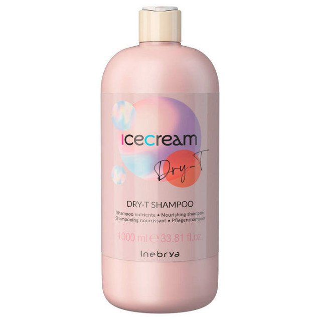 Подхранващ шампоан за суха, заплетена и третирана коса Inebrya Dry-T